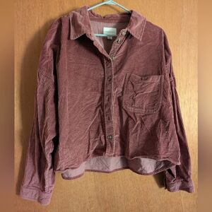 American Eagle Corduroy Shirt Jacket